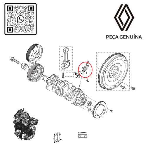 237310300R SENSOR DE ROTACAO MASTER 2.3 16V M9T 2013 ORIGINAL RN 10300R